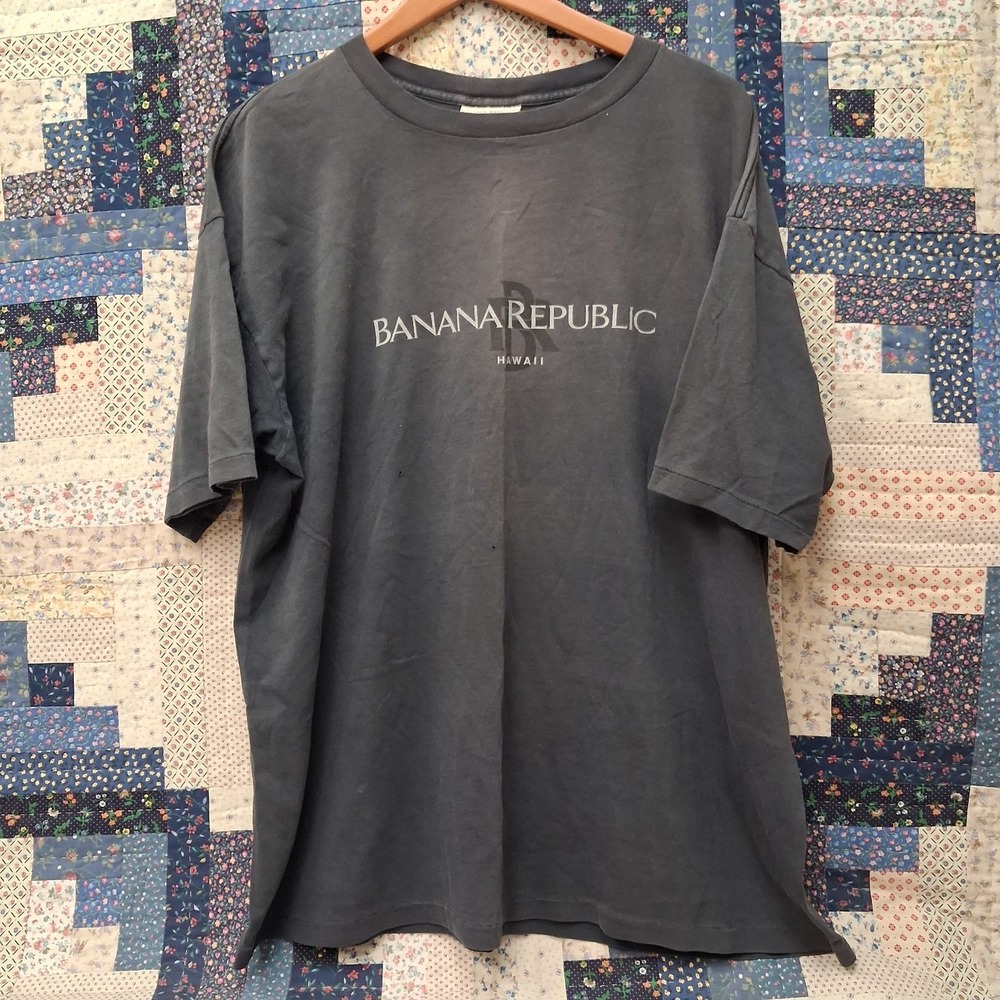 Vintage 90s Banana Republic Hawaii T-Shirt Mens XL Single Stitch Made in USA